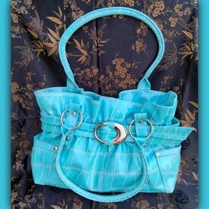 Almost Vintage Faux Alligator Skin HandBag